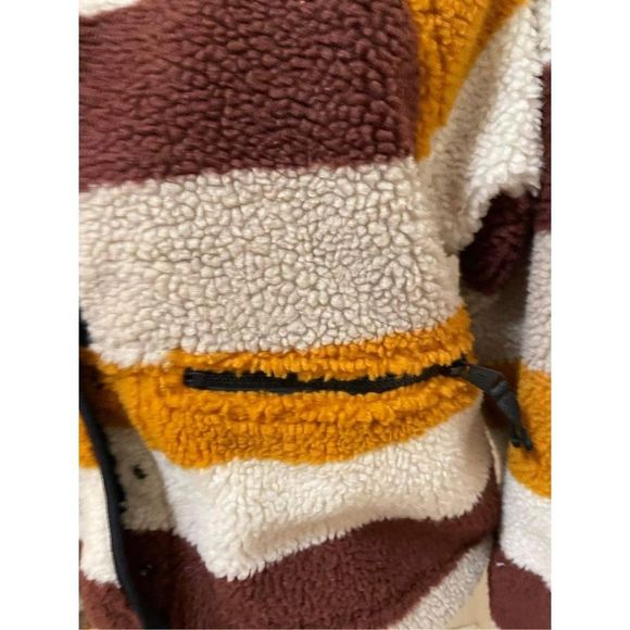 Free People Hit The Slopes Printed Fleece Jacket Size S - Picture 6 of 9
